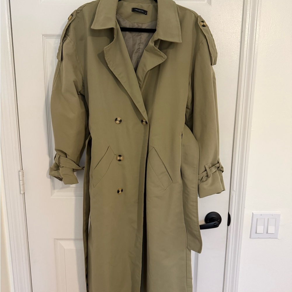 Double-Breasted Trench Coat